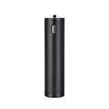 Black aluminium alloy portable power bank charging handle showing 12.5cm length.