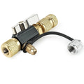 Valve core disassembly tool set with metal construction for 1/4 and 5/16 inch valves