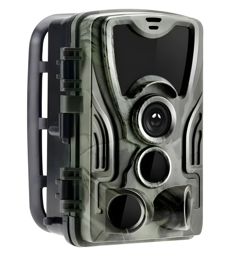 Green cellular trail hunting camera with 16MP sensor and night vision LEDs