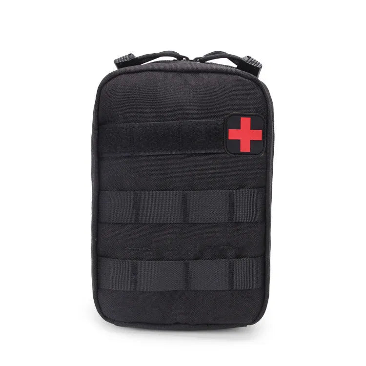 Tactical medical vest accessory bag in nylon with Velcro mounting
