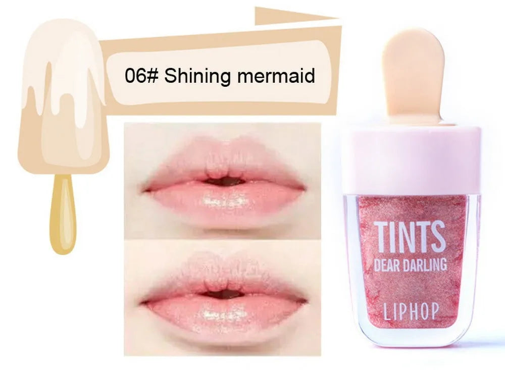 NOVO Ice Cream Lip Gloss in 6 colours, waterproof long lasting liquid lipstick