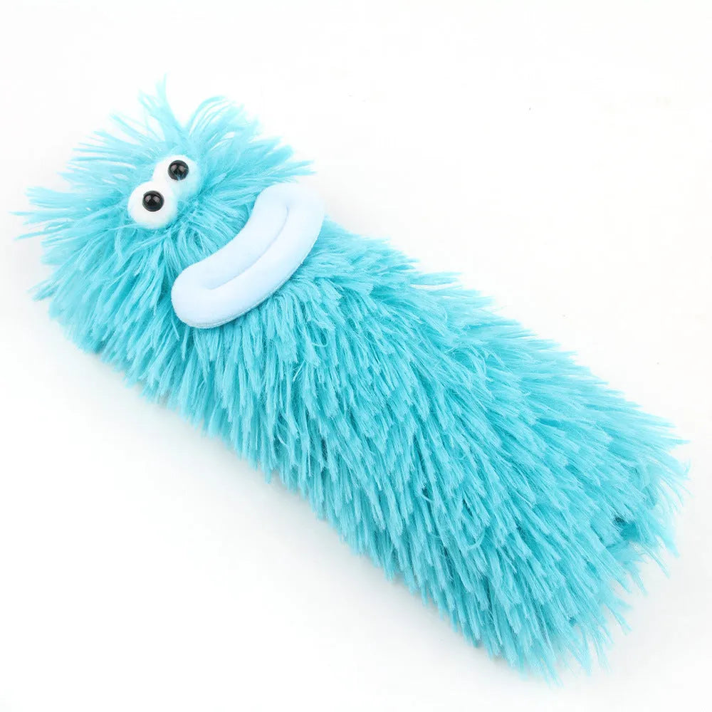 Soft plush interactive cat toy pillow with crinkle sound and natural catnip filling in assorted colours