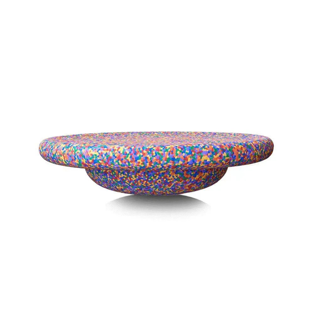 Plastic wood surf balance board for children aged 4-6 in mixed colour wood style