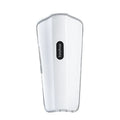 White plastic leg and calf massager unit with electrotherapy pulse and heating functions
