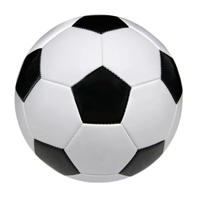 PVC football with machine-seam construction in No. 3 No. 4 No. 5 sizes for training and competition