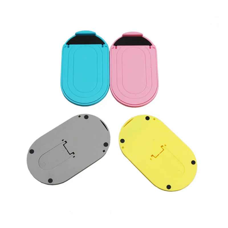 Plastic mobile phone stand with bracket support in multiple colour options