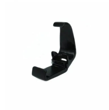 Black X3 Bluetooth wireless game controller with attached phone clip for Android smartphones