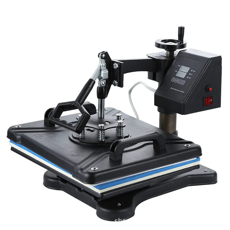 Black thermal transfer printing machine for T-shirt fabric applications with 1250W motor