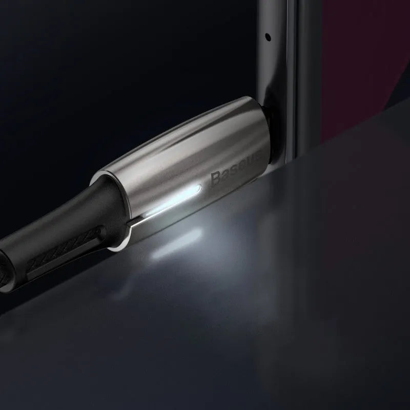 Purple and red USB Type-C to Type-C data cables with 1m length for PD60W fast charging.