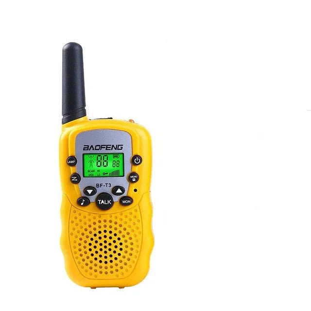 Children's walkie talkie in selected colour with 22-channel display and handheld design