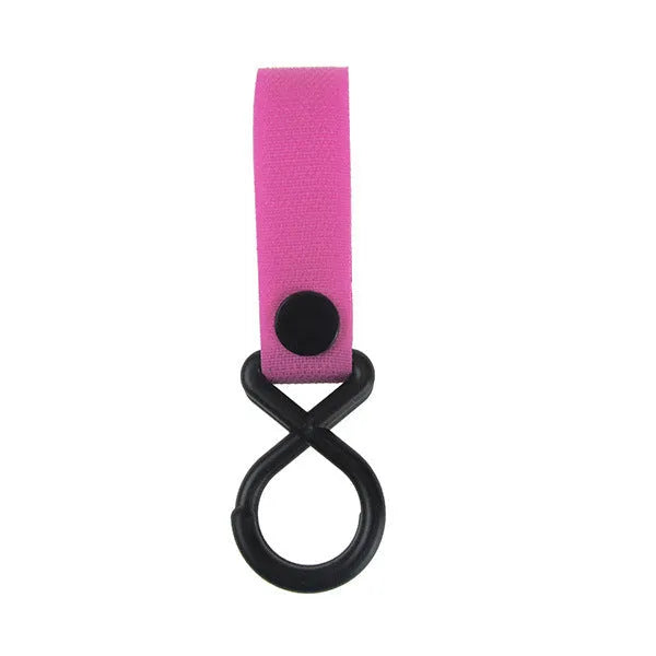 Nylon luggage velcro hook for OPP bag tags in multiple colour options.