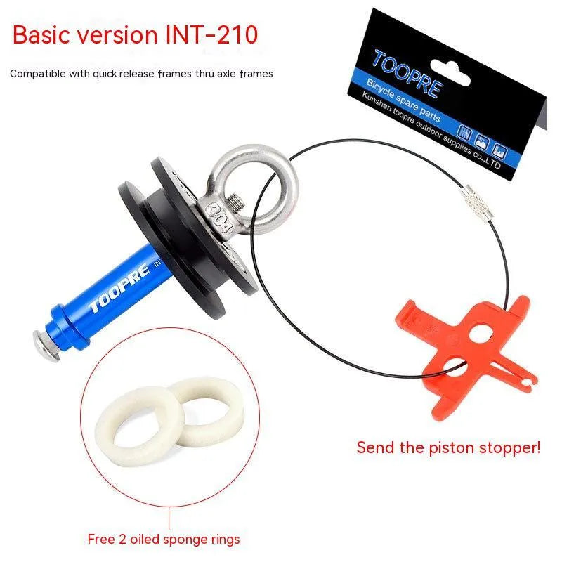 Aluminium alloy bicycle chain holder tool for washing and maintenance