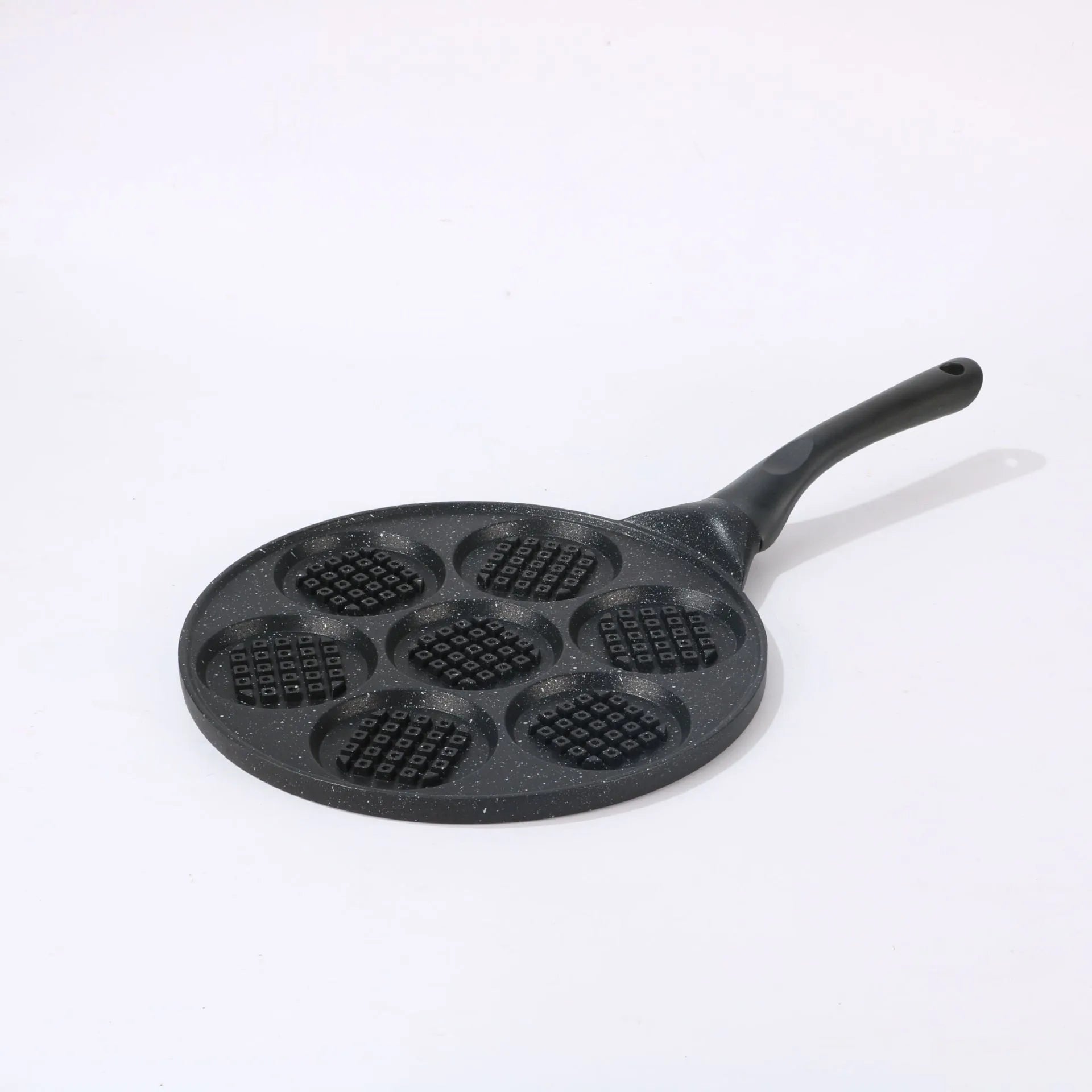 Aluminium alloy porous griddle barbecue plate with double sole on gas stove