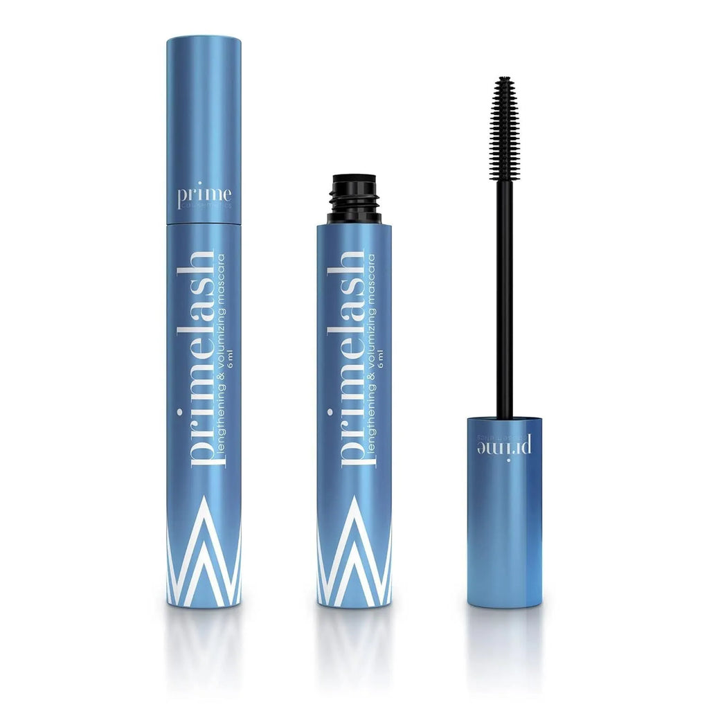Black dual-end eyelash comb and brush beauty tool for lash grooming