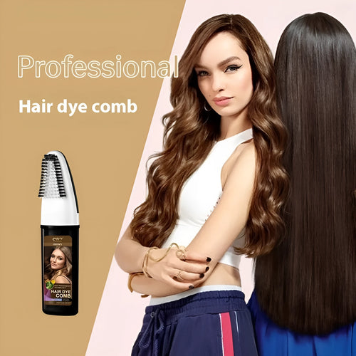 200ml tube of hair dye cream in a choice of Brown, Wine Red, or Dark Brown.