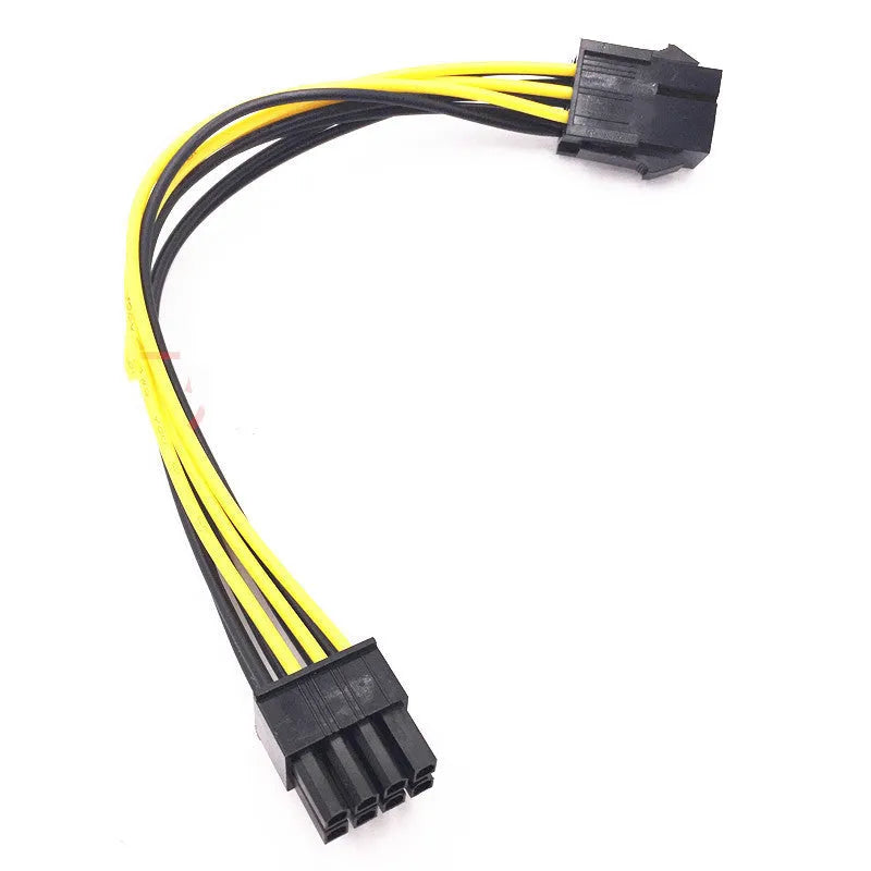 20cm 6P to 8P black extension cable for graphics card power connection