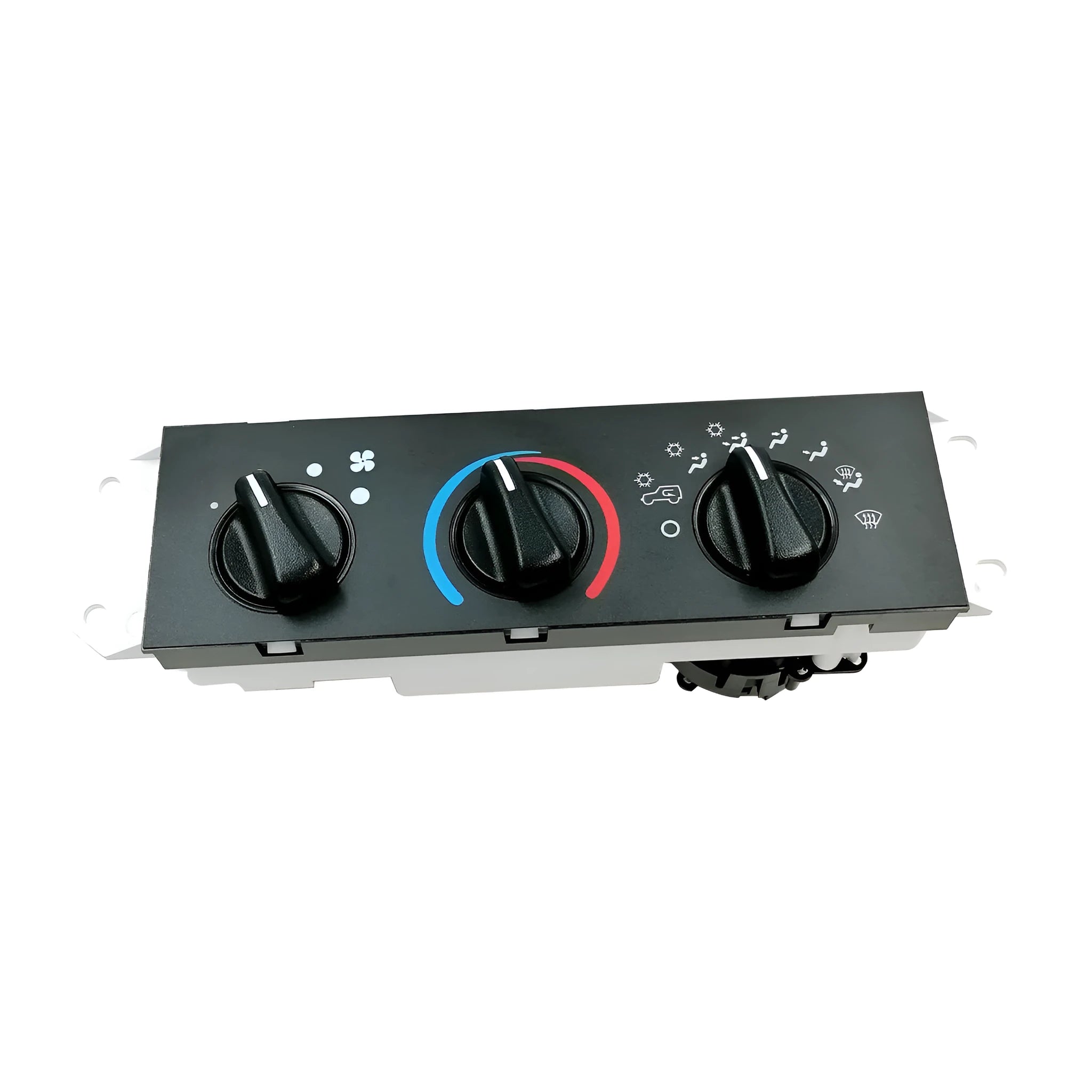 Black automotive air conditioning control panel for Jeep Wrangler 2005-2006 replacement