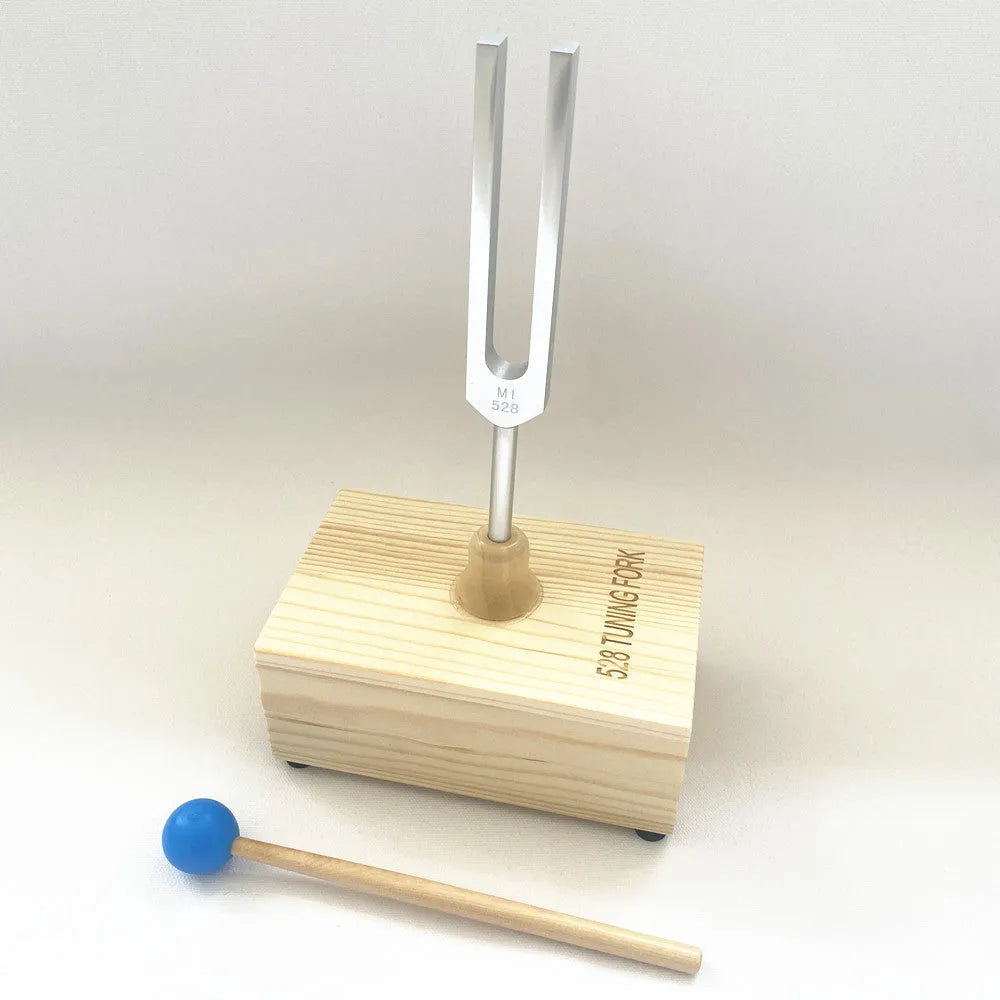 432Hz aluminium alloy tuning fork with portable speaker for sound therapy