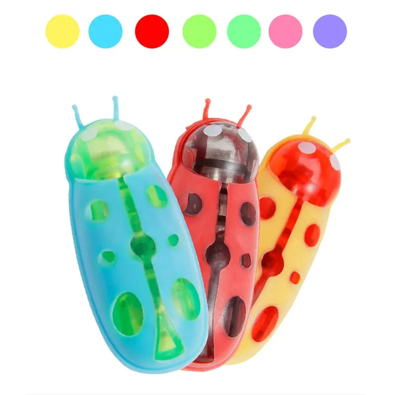 Electric bug cat toy with PVC construction and motorised walking legs for interactive pet play