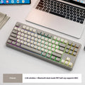 Free Wolf M87 wireless Bluetooth dual-mode keyboard in compact 38cm ABS plastic design