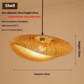 40cm diameter bamboo Chinese Zen chandelier for tea room lighting with traditional natural construction