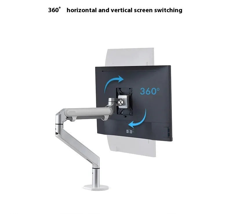 Aluminium alloy adjustable laptop computer stand in silver and black colour options
