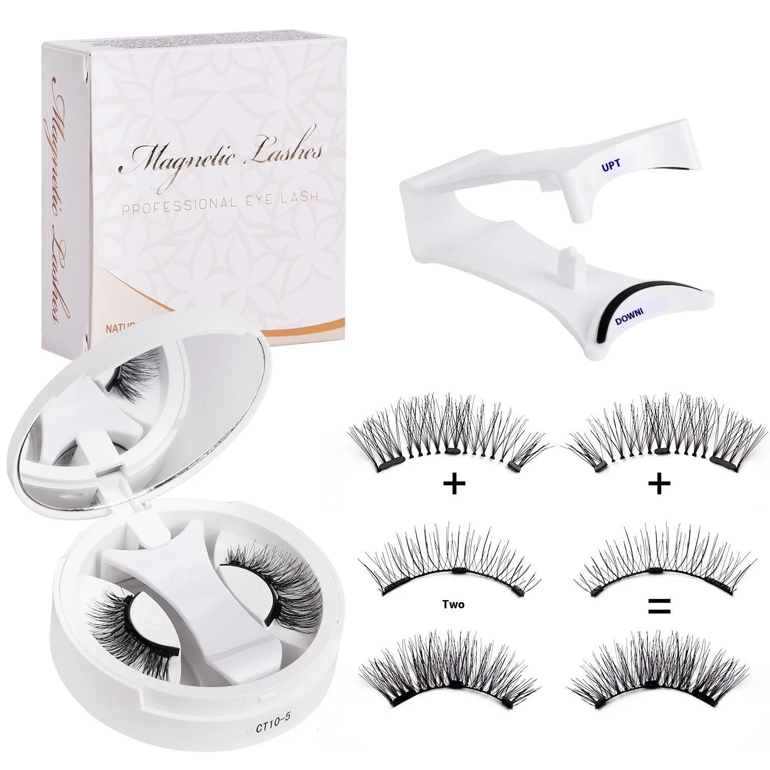 Magnetic false eyelashes integrated soap holder portable CT10 series bathroom storage unit