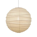 Japanese-style rice paper chandelier pendant light in 30cm and 45cm diameters