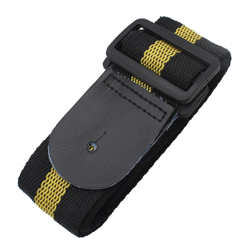 Universal woven crossbody instrument strap for guitar, bass, and ukulele in multiple colour options