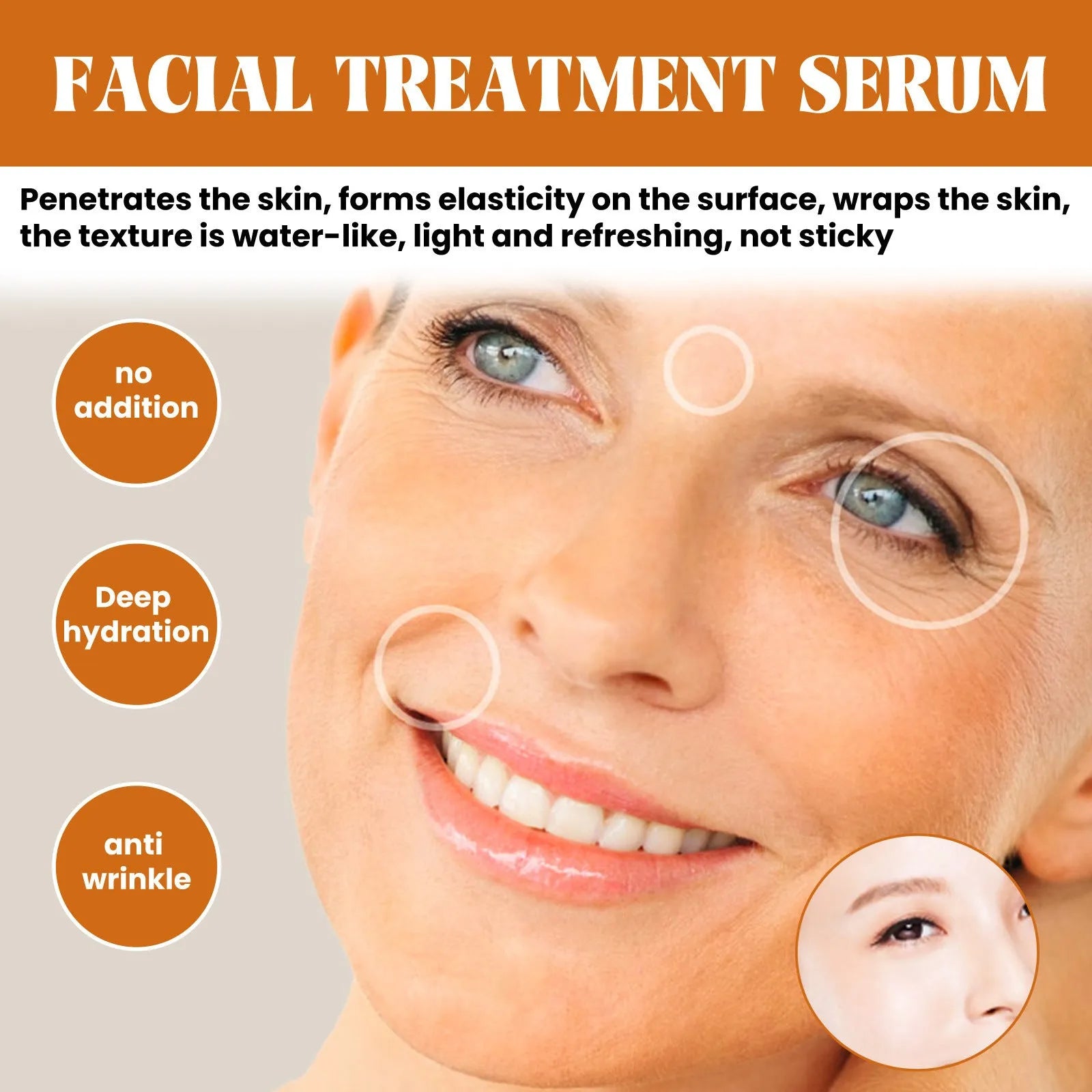 30ml retinol anti-wrinkle essence spray in boxed packaging for facial application