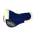 Wool riding saddle pad with foam filling for equestrian and cycling shock absorption