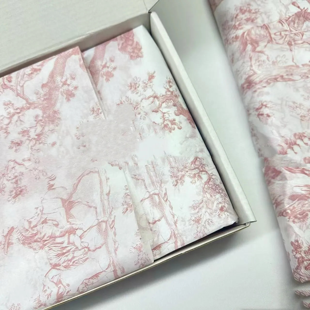 French romance vintage style tissue paper 50x70cm pink purple and green purple decorative gift wrapping