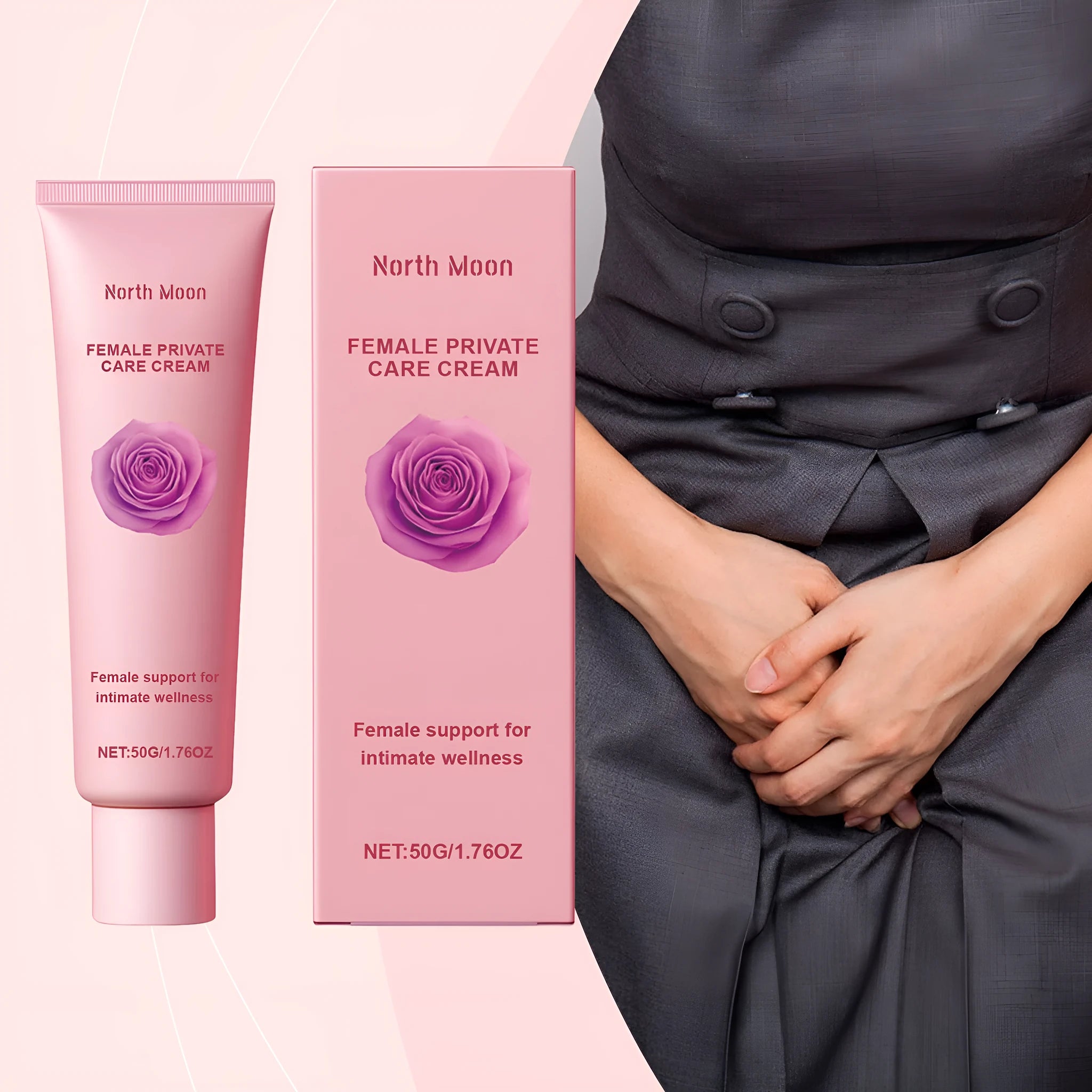 Gentle Care moisturising cream 50g tube for dry and tender skin with glycerol and botanical extracts