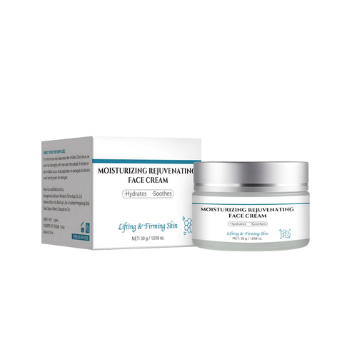 30g plastic jar of anti-ageing cream with hyaluronic acid for face and neck