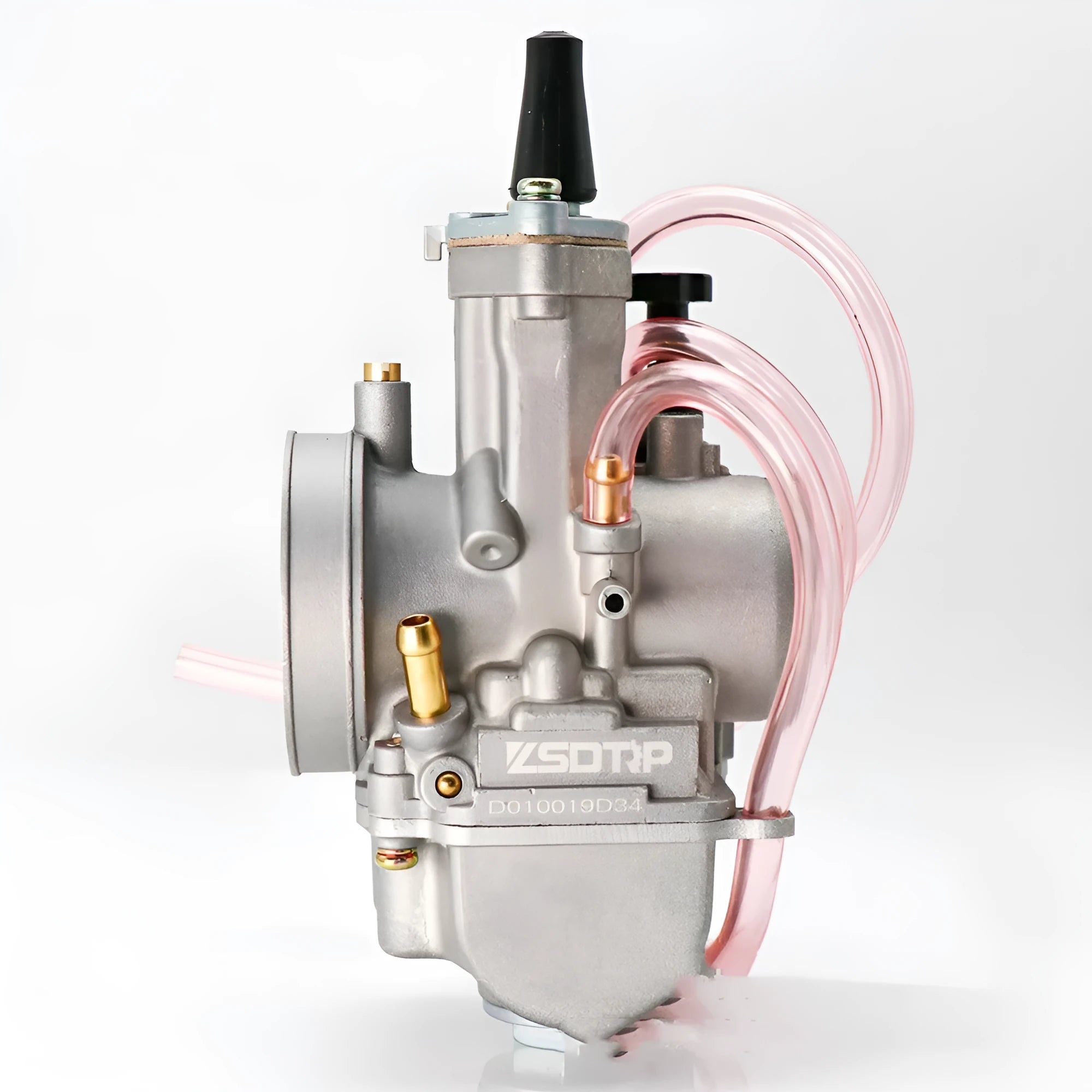 PWK sandblasting finish motorcycle carburettor showing seven size options from 21mm to 34mm