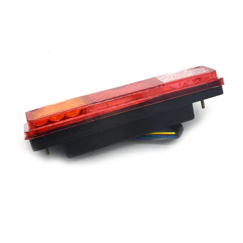 Black shell integrated taillight for electric tricycles with 12V and 48-60V voltage compatibility