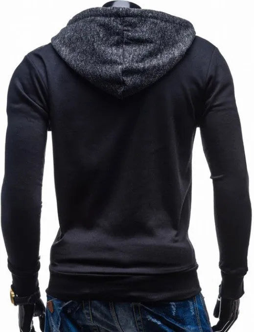 Men Hombre cotton blend sweatshirt in solid colour, crew neck, long sleeves, shown as pullover