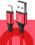 Black USB to TYPE C mobile phone charging cable shown at 2 metre length.