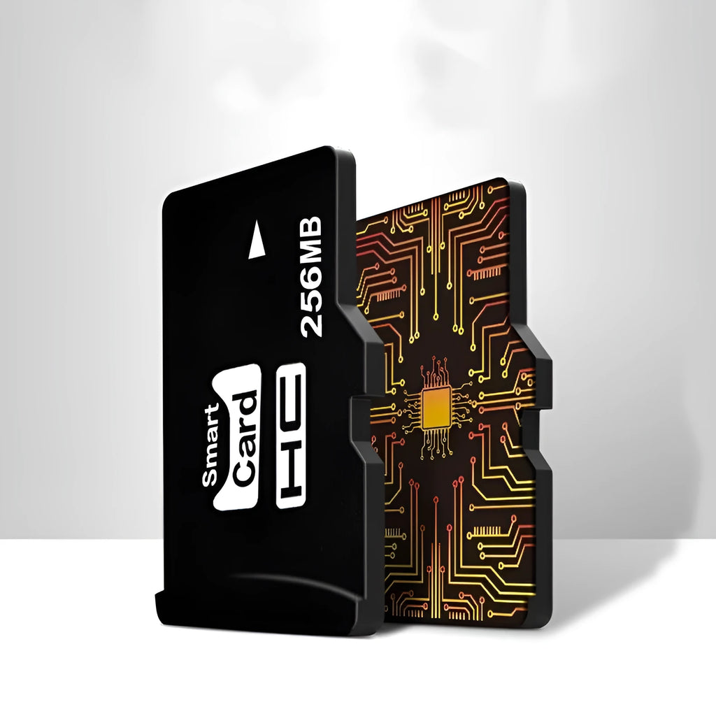 256MB TF memory card in gift packaging for portable electronics