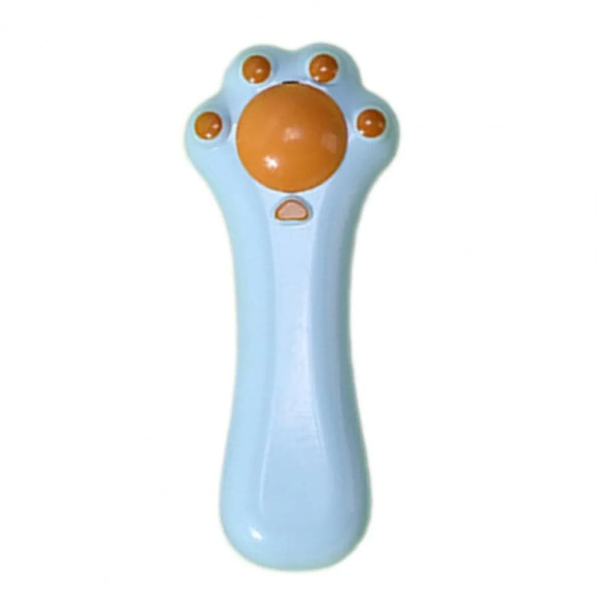 Dual-purpose cat massage comb and dental toy with cartoon design in ABS plastic measuring 13.5cm