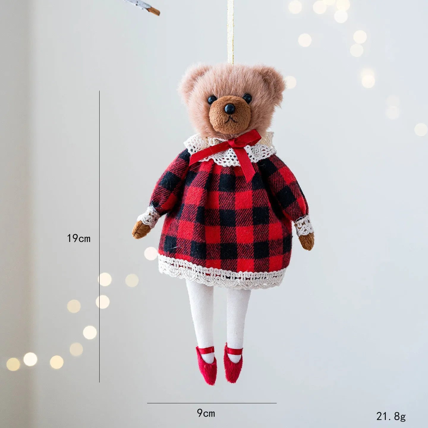Cartoon plush bear doll couple set showing princess and gentleman variants in soft cloth material
