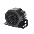 Black GQ-208A universal vehicle reversing horn buzzer unit on white background