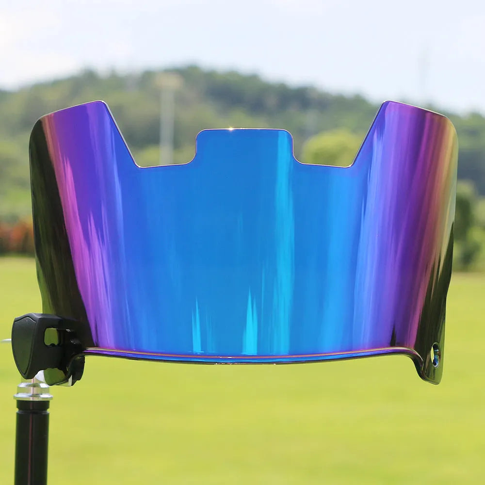 Rugby helmet goggles for American style helmets with multicolour options and tool-free installation