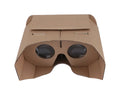 Paper virtual reality glasses for smartphones showing 3D movie and game compatibility