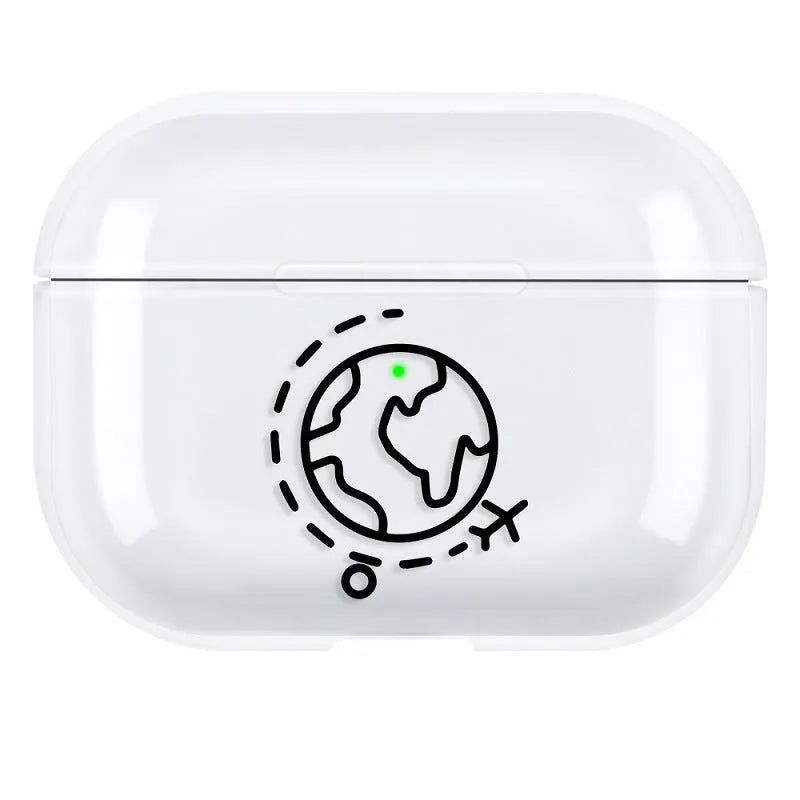 PC material protective shell case for AirPods Pro 3 compatible earphones in solid colour