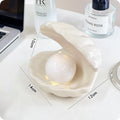 Yellow white porcelain storage tray with optional night light, available in pink or white shell options