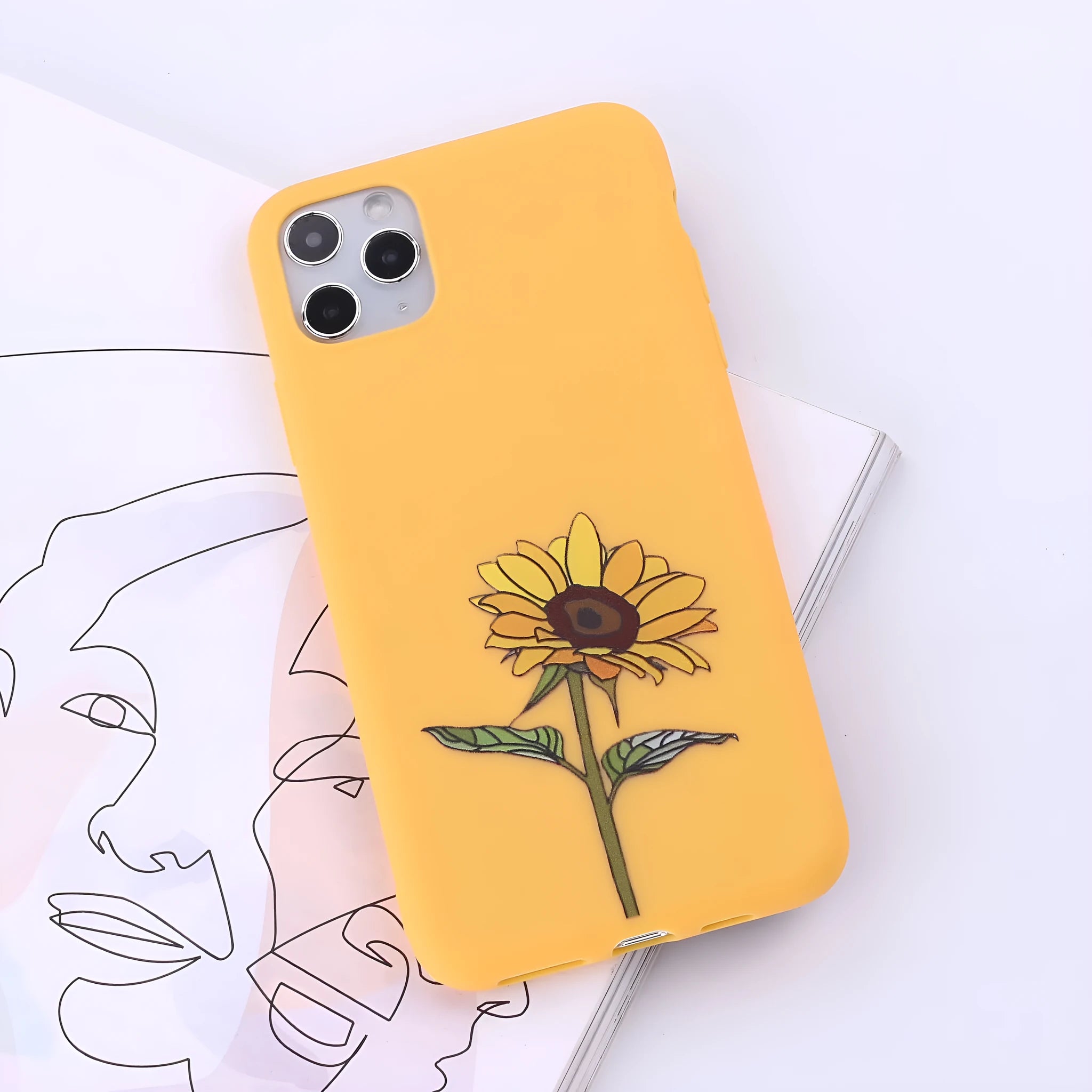 TPU mobile phone back cover case for iPhone in painted European and American style design