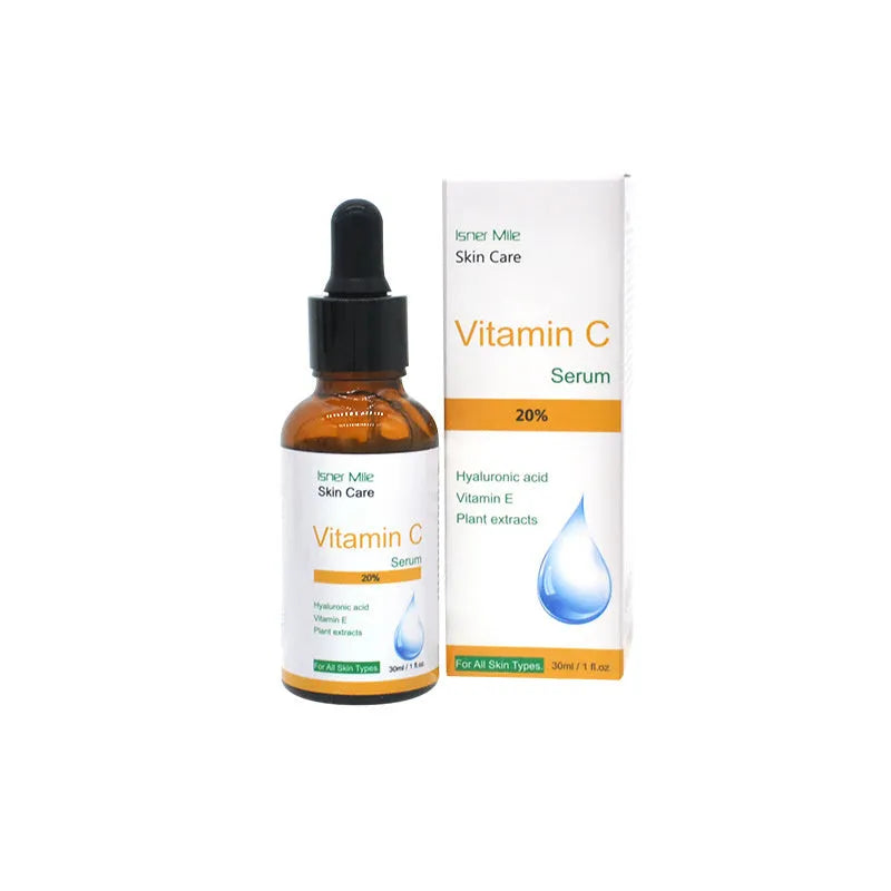 30ml bottle of vitamin C serum skincare essence for brightening and hydration