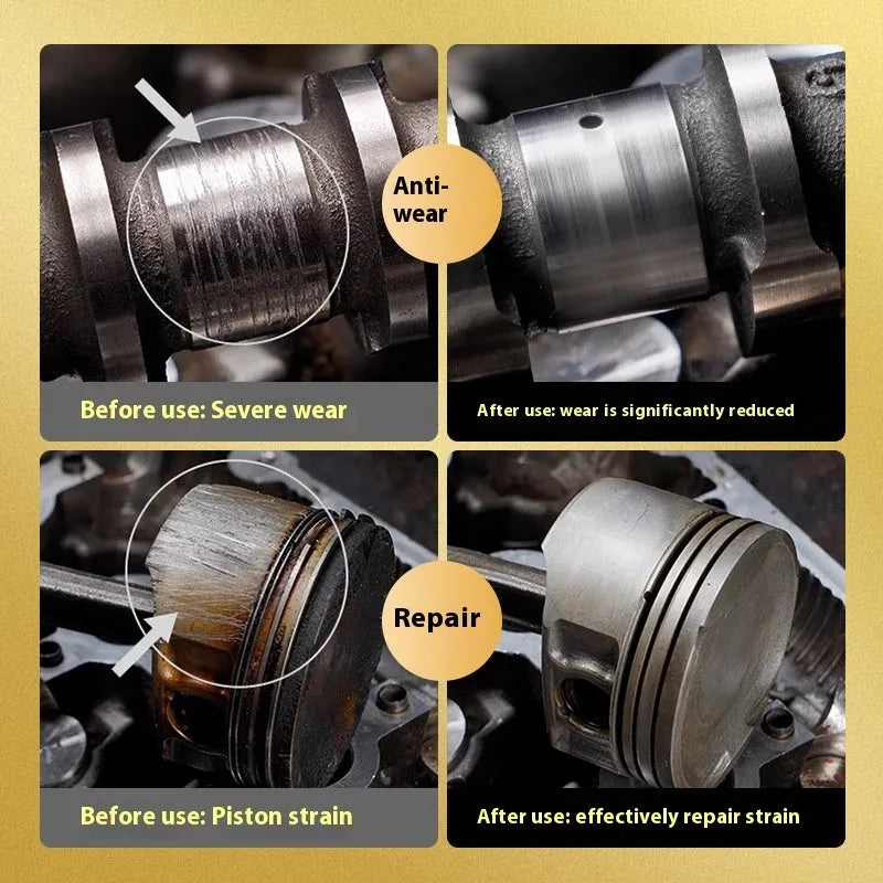 60ml bottle of white-capped engine antiwear additive oil treatment
