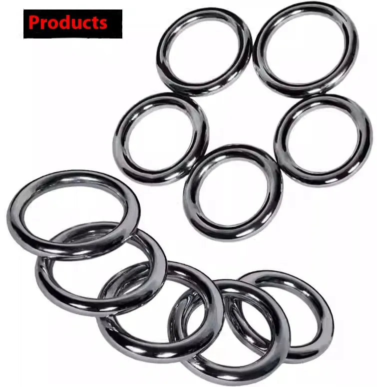 Wing Chun steel training ring in three sizes for martial arts forearm conditioning